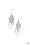 Majestic Mood - Pink Earrings - Paparazzi Accessories