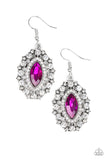 Long May She Reign - Pink Earrings - Paparazzi Accessories