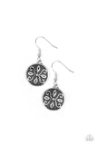 Tropical Trance - Silver Earrings - Paparazzi Accessories