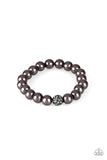 POSHing Your Luck - Black Bracelet - Paparazzi Accessories