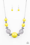 daytime-drama-yellow-necklace-paparazzi-accessories