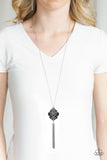 Malibu Mandala - Black Necklace - Paparazzi Accessories