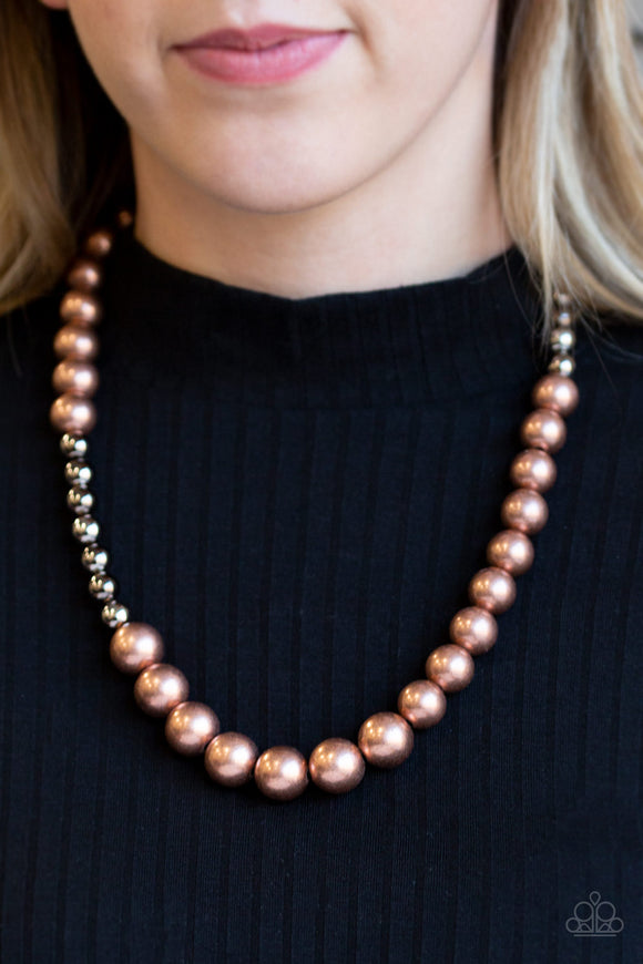 Power To The People - Copper Necklace - Paparazzi Accessories