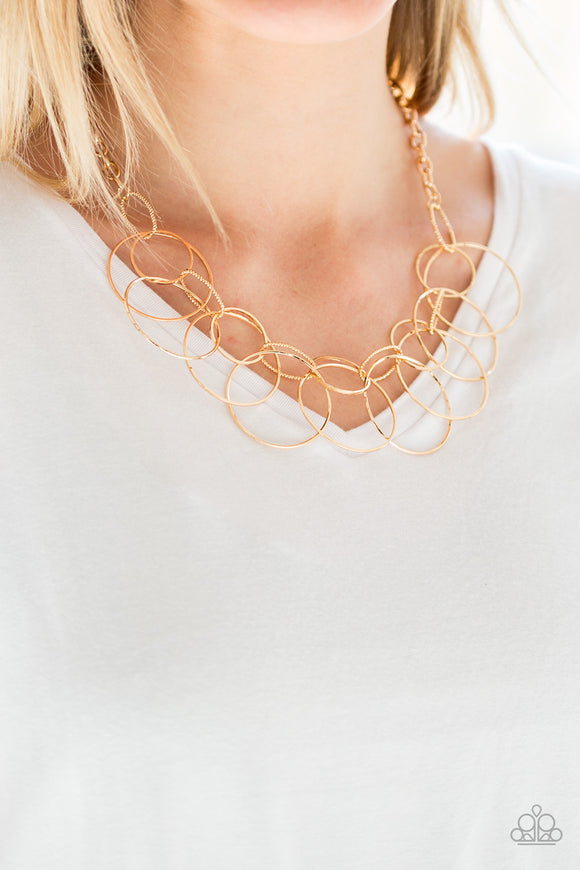 Circa de Couture - Gold Necklace - Paparazzi Accessories