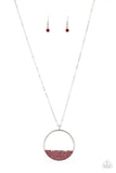 Bet Your Bottom Dollar - Red Necklace - Paparazzi Accessories