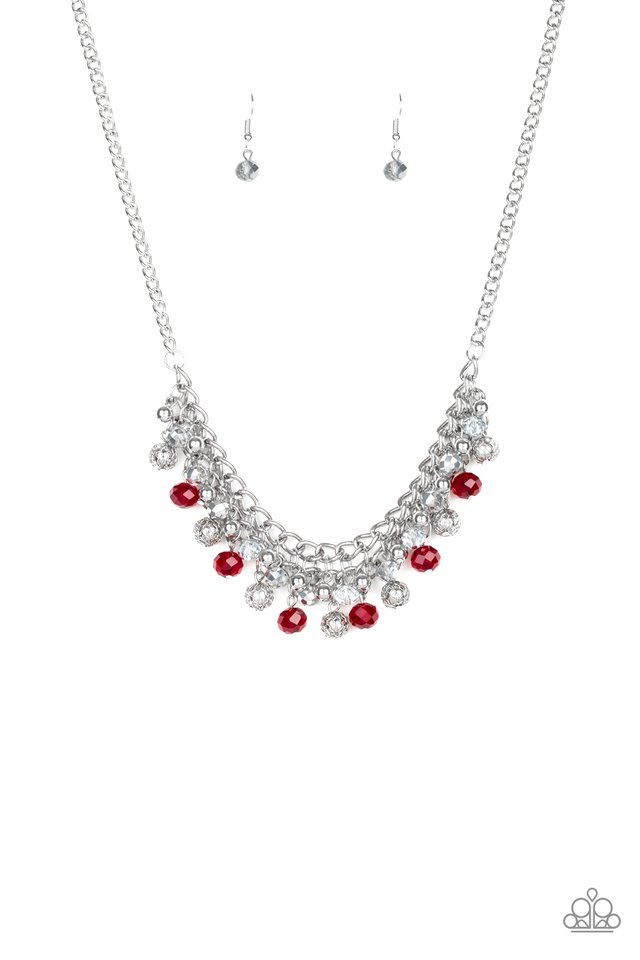 Party Spree Red Necklace Paparazzi Accessories – Bedazzle Me