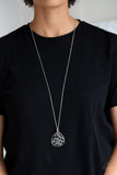 BOUGH Down - Silver Necklace - Paparazzi Accessories