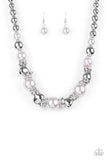 Hollywood HAUTE Spot - Silver Necklace - Paparazzi Accessories