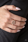 Casino CACHE - Rose Gold Ring - Paparazzi Accessories