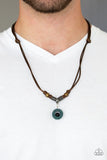 tiki-thunder-green-mens-necklace-paparazzi-accessories