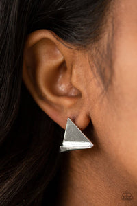 die-tri-ing-silver-post-earrings-paparazzi-accessories