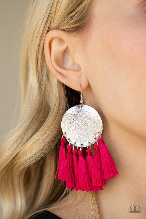 tassel-tribute-pink-earrings-paparazzi-accessories