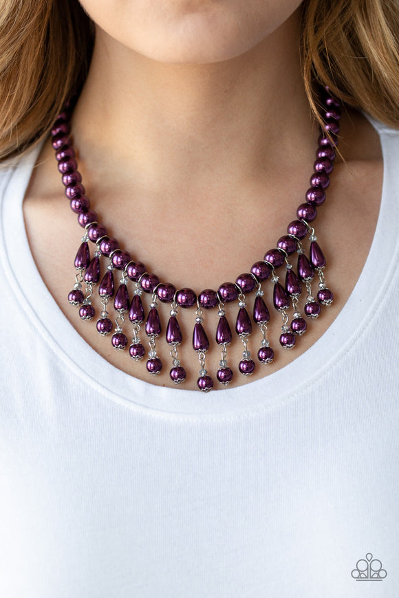 Miss Majestic - Purple Necklace - Paparazzi Accessories