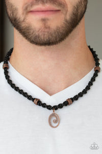 surfer-spiral-copper-necklace-paparazzi-accessories