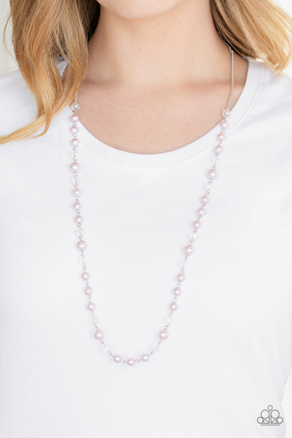 Pristine Prestige - Pink Necklace - Paparazzi Accessories