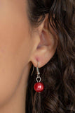 5th Avenue Romance - Red Necklace - Paparazzi Accessories - Bedazzle Me Pretty Mobile Fashion Boutique