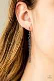 Slide Into Shimmer - Black Necklace - Paparazzi Accessories
