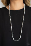 Girls Have More FUNDS - Silver Necklace - Paparazzi Accessories