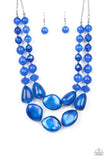 Beach Glam - Blue Necklace - Paparazzi Accessories