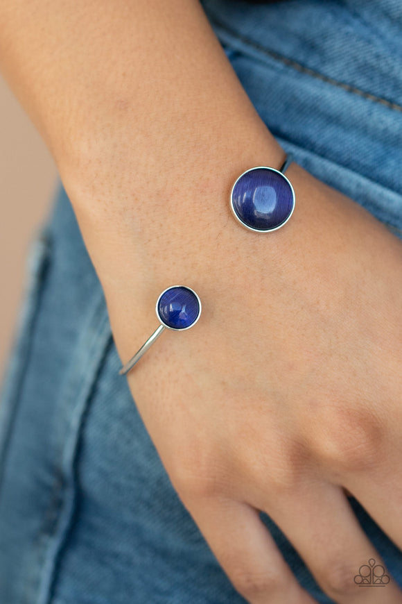 Brilliantly Basic - Blue Bracelet - Paparazzi Accessories