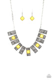 the-mane-contender-yellow-necklace-paparazzi-accessories