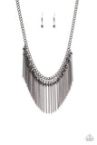 Divinely Diva - Blue Necklace - Paparazzi Accessories