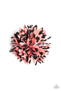 Splattered Splendor - Pink Hair Clip - Paparazzi Accessories