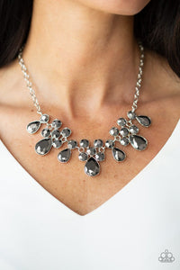 debutante-drama-silver-necklace-paparazzi-accessories