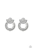 Texture Takeover - Silver Post Earrings - Paparazzi Accessories