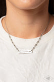 Send Me An Angel - Silver Necklace - Paparazzi Accessories