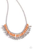 beaded-bliss-orange-necklace-paparazzi-accessories