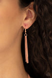 Teardrop Timelessness - Copper Necklace - Paparazzi Accessories