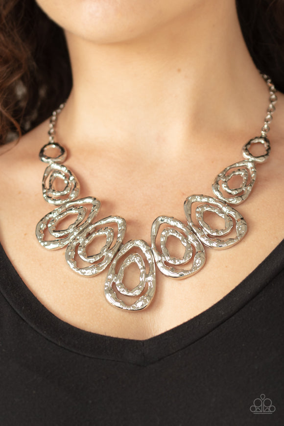 Terra Couture - Silver Necklace - Paparazzi Accessories
