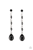 Must Love Diamonds - Black Earrings - Paparazzi Accessories