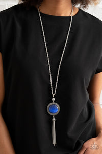 Serene Serendipity - Blue Necklace - Paparazzi Accessories
