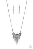 Glitter Bomb - Black Necklace - Paparazzi Accessories