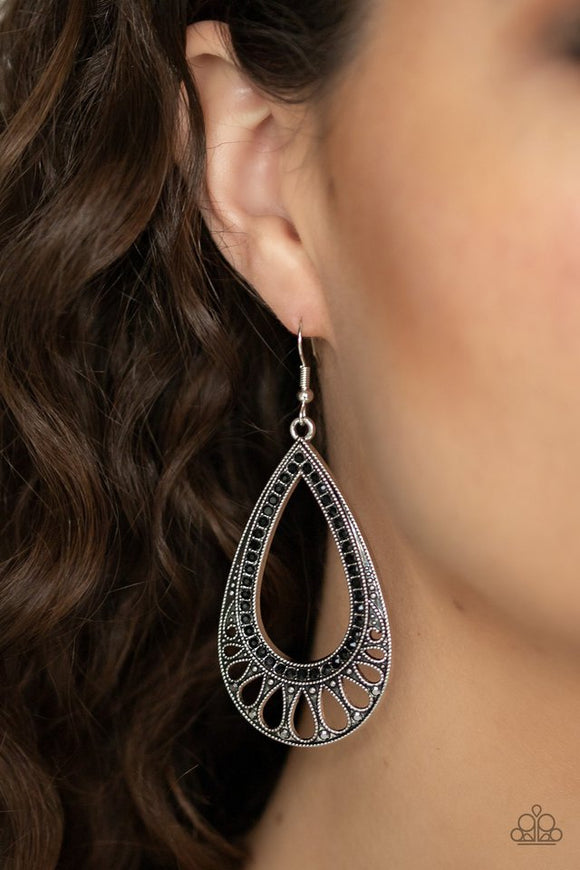 royal-finesse-black-earrings-paparazzi-accessories