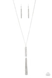 Towering Twinkle - White Necklace - Paparazzi Accessories