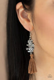 tiki-tassel-brown-earrings-paparazzi-accessories