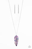 She QUILL Be Loved - Purple Necklace - Paparazzi Accessories
