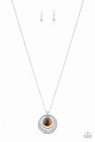 A Diamond A Day - Brown Necklace - Paparazzi Accessories - Bedazzle Me Pretty Mobile Fashion Boutique