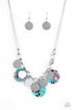 Confetti Confection - Blue Necklace - Paparazzi Accessories