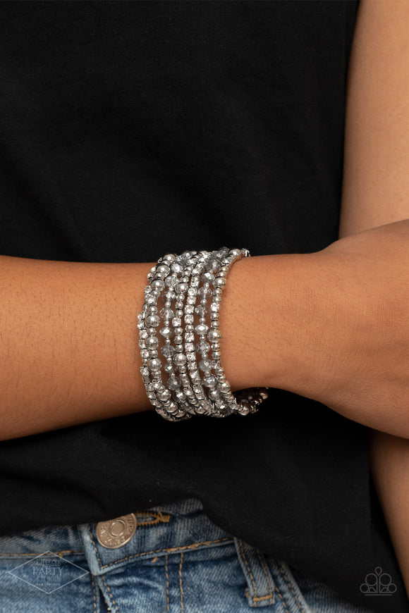 ICE Knowing You - Silver Bracelet - Paparazzi Accessories