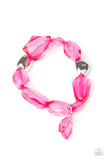 Gemstone Glamour - Pink Bracelet - Paparazzi Accessories