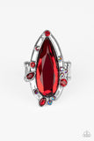 Sparkle Smitten - Red Ring - Paparazzi Accessories
