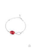 Glamorous Glow - Red Bracelet - Paparazzi Accessories