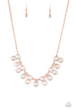 Top Dollar Twinkle - Copper Necklace - Paparazzi Accessories