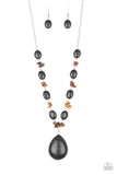 Desert Diva - Black Necklace - Paparazzi Accessories