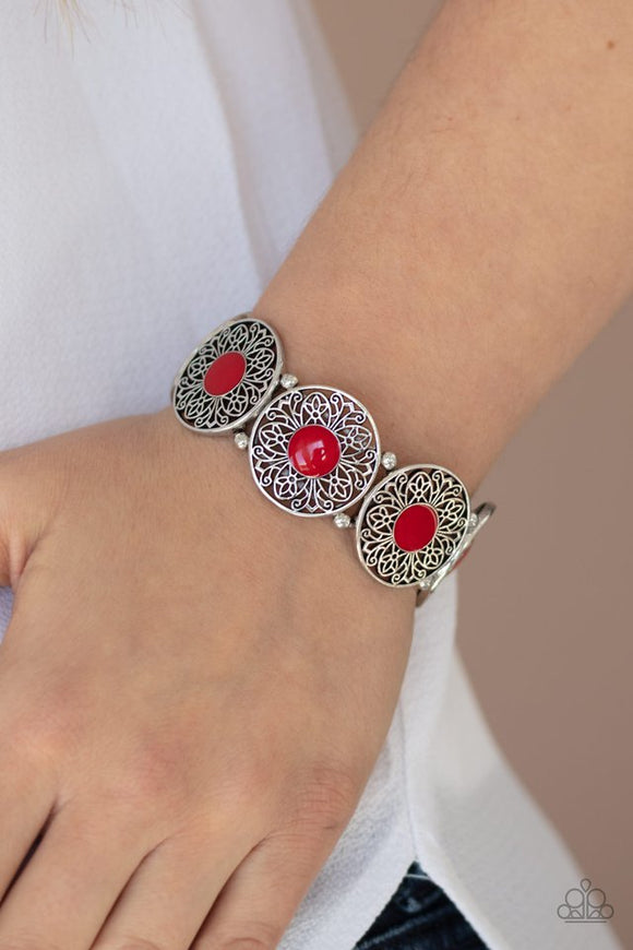 painted-garden-red-bracelet-paparazzi-accessories