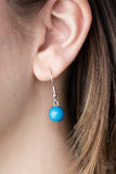 Sunset Sensation - Blue Necklace - Paparazzi Accessories